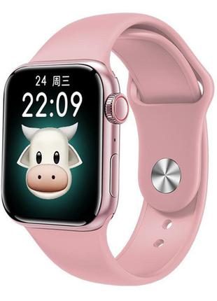 Умные смарт часы Smart Watch M16 Mini (Розовый)