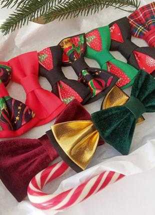 Краватка-метелик новорічний / різдвяний в асортименті