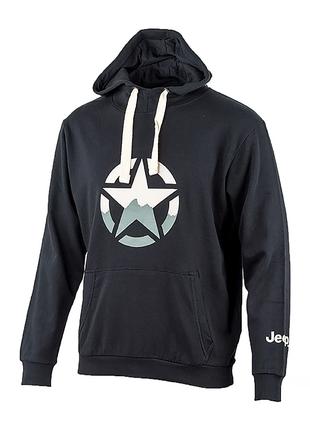 Мужское Худи JEEP HOODED SWEATSHIRT STAR Черный M (O102568-B00...