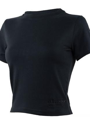 Женская Футболка Ellesse T-Shirt Dropper Crop T-Shirt Черный S...