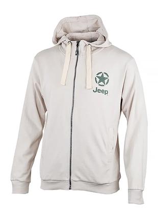 Мужская Толстовка JEEP HOODED SWEATSHIRT FULL ZIP STAR&JEEP; С...