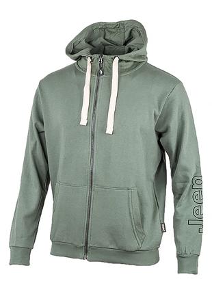 Мужская Толстовка JEEP HOODED SWEATSHIRT FULL ZIP Sleeve Embro...