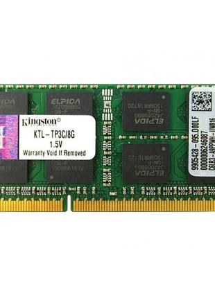 Оперативная память для ноутбука Kingston SO-DIMM DDR3 8GB 1600...