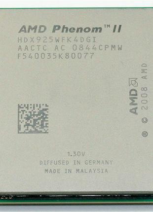 Процессор AMD Phenom II x4 925 2.8 GHz AM3, 95W