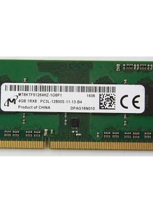 Оперативная память для ноутбука Micron SO-DIMM DDR3L 4GB 1600M...