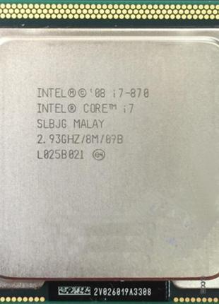 Процессор Intel Core i7-870 2.93-3.6 GHz, LGA1156 95W