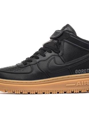 Зимние кроссовки nike air force 1 high gore-tex black