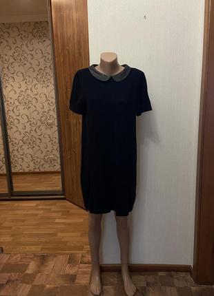 Базовое платье машинной вязки размер 48-50
