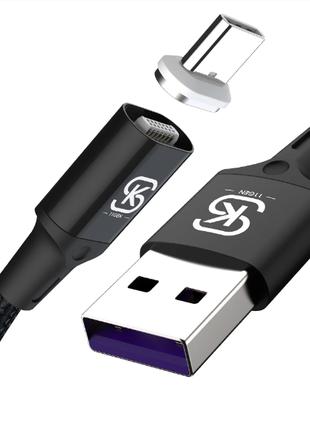 Превосходный, магнитный кабель быстрой зарядки USB to Type-C 5...