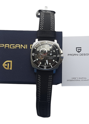 Часы Pagani Design PD-1736 авто Механика СТАЛЬ Сапфировое стекло