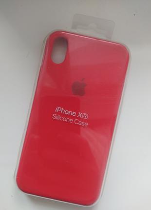 Чохол для Apple iPhone XR -Silicone Case червоний
