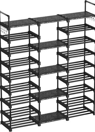 YIHATA 9 полок для обуви, металлическое органайзер для хранени...