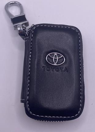 Брелок Ключница с логотипом toyta , чехол для ключа авто тойота