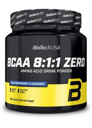 Амінокислота для спорту BCAA 8:1:1 ZERO (250 g, cola), BioTech