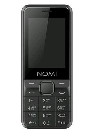 Телефон кнопковий Nomi i2402 чорний