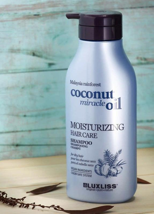 Увлажняющий шампунь luxliss moisturizing hair care shampoo 500 мл