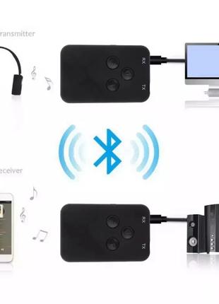 Bluetooth передавач приймач, аудіоадаптер, AUX, USB. Стереодек...