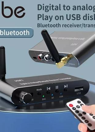 Bluetooth приёмник/передатчик. конвертер ЦАП аудио адаптер, AU...