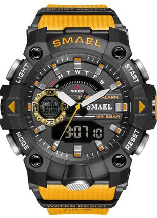 Часы наручные Smael 8040 Original (Orange)-LVR | Мужские наруч...