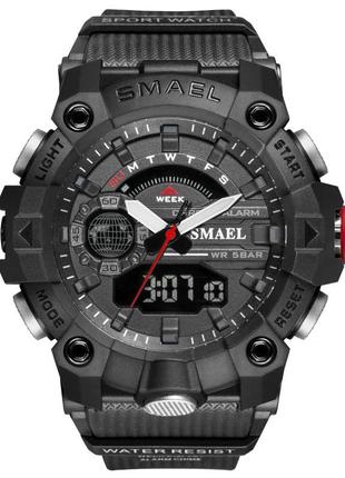 Часы наручные Smael 8040 Original (Black)-LVR | Мужские наручн...