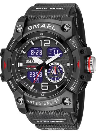 Часы наручные Smael 8007 Original (Black)-LVR | Мужские наручн...
