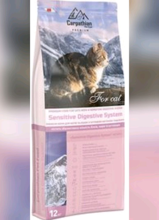 Сухий корм для котів Carpathian Pet Food Sensitive Digestive 12кг