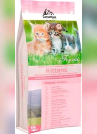 Сухий корм для кошенят Carpathian Pet Food Kittens 12кг