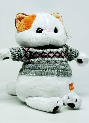 Мягкая игрушка Сонечко "Кошечка Ли-Ли" в сером свитере 0494949-33