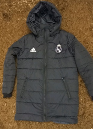 Реал Куртка Адідас пальто спортивне зимове
