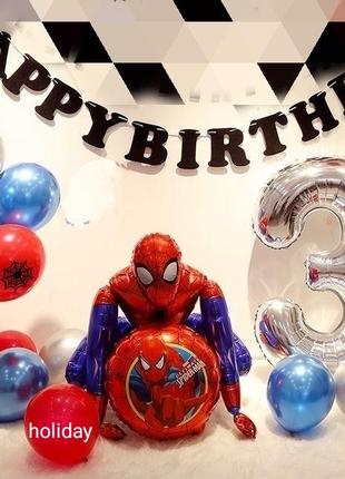 Фотозона на день народження для хлопчиків людина павук.
