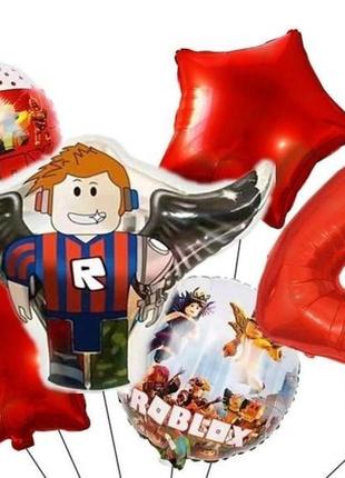 Набір повітряних кульок на день народження з роблокс.
