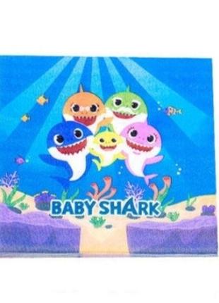 Серветки паперові сервірувальні з акулятами " baby shark" для ...