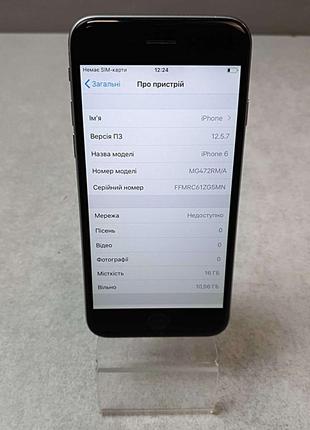 Мобільний телефон смартфон Б/У Apple iPhone 6 16Gb