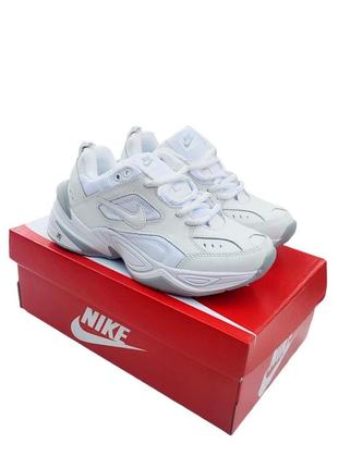 Кросівки nike m2k tekno white білі (термо)