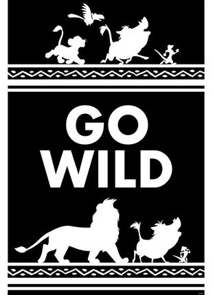 Постер DISNEY The Lion King Go Wild (Король Лев) 91.5х61 см
