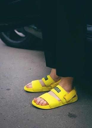 Босоніжки puma sandal yellow