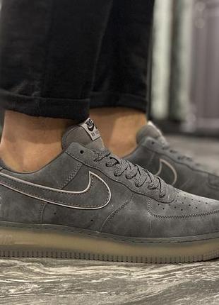 Nike air force 1 mid x reigning champ (сірі)