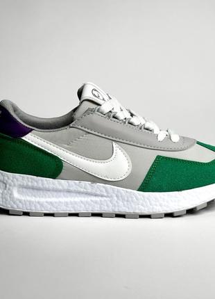 Кроссовки nike boost sneakers green/grey