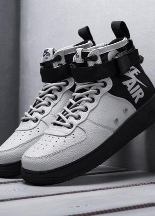 Nike sf air force 1 mid (сірі)