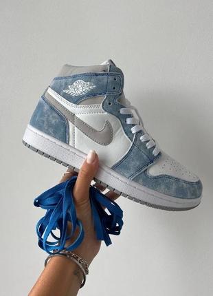 Кроссовки nike air jordan 1 retro high og hyper royal