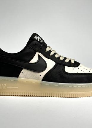 Кроссовки nike air force 1 low suede black