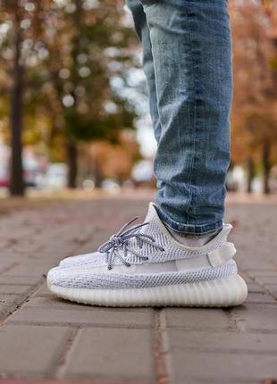 Мужские кроссовки adidas yeezy boost 350 v2 static full reflec...