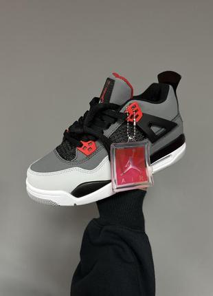 Зимние женские кроссовки nike air jordan retro 4 « infrared » ...