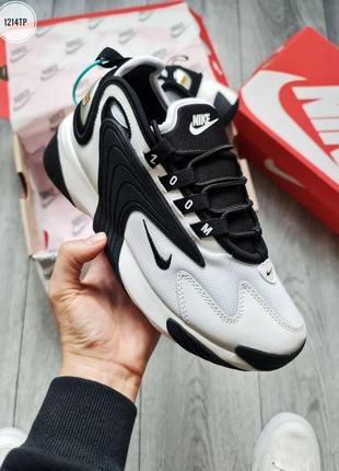 Кроссовки nike zoom 2k white black