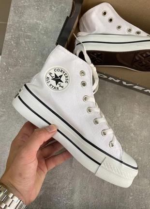 Кеды converse white black нюанс