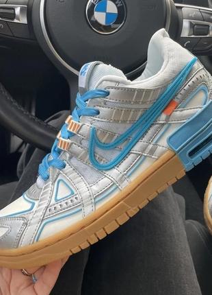 Кроссовки nike air rubber dunk x off white university blue