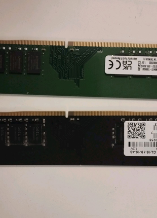 Оперативна пам'ять 8 ГБ, DDR-4 (є дві планки)