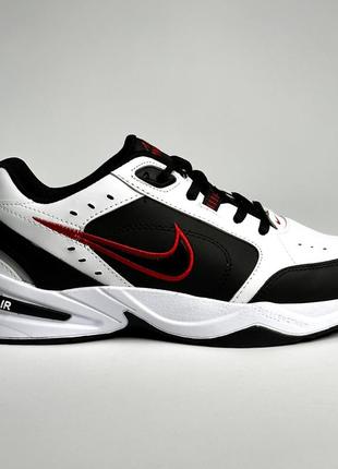 Кроссовки nike air monarch black red