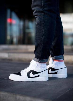 Мужские кроссовки nike air jordan 1 low “panda”