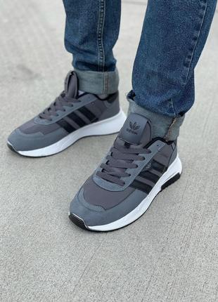 Кроссовки adidas vz grey/black